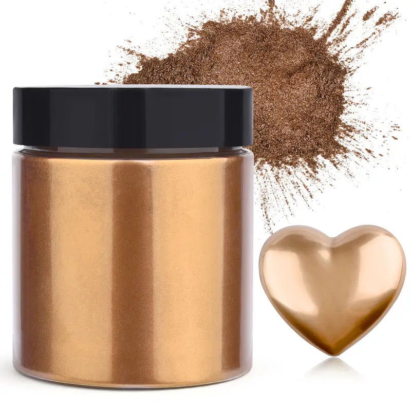 Resin Pigment Set - 50 جرام/زجاجة لامع لامع مسحوق الذهب