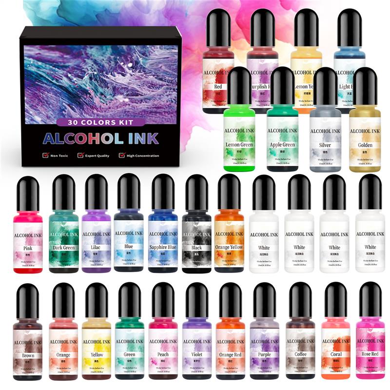 Resin Dye Alcohol - 1 مجموعة الفن الحبر الكحول الايبوكسي
