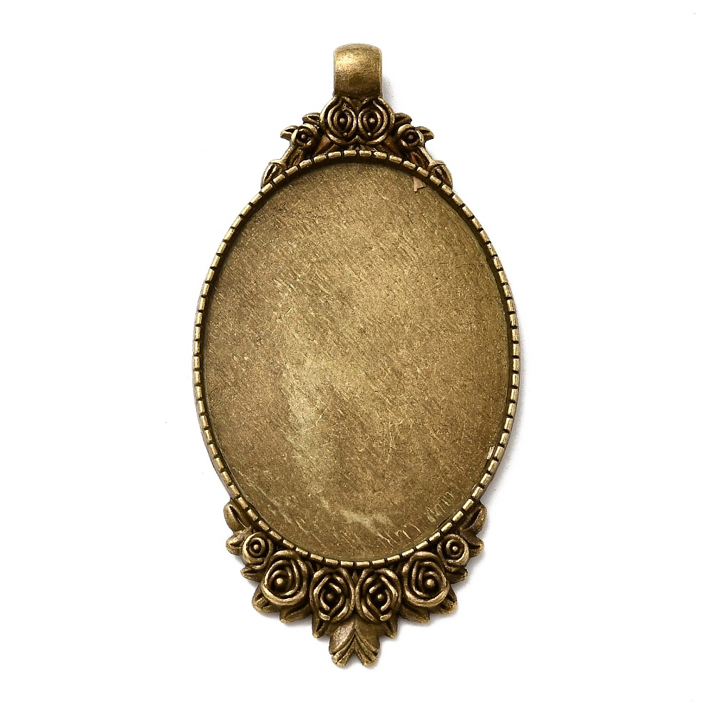 Bezels Set Pendant - 10 قطع من قوالب الكابوشون الفارغة