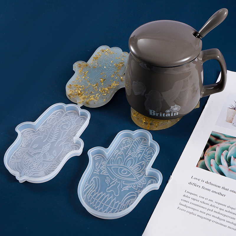 Silicone Mold Tray - 1 قطعة Coaster بها بنفسك كوستر