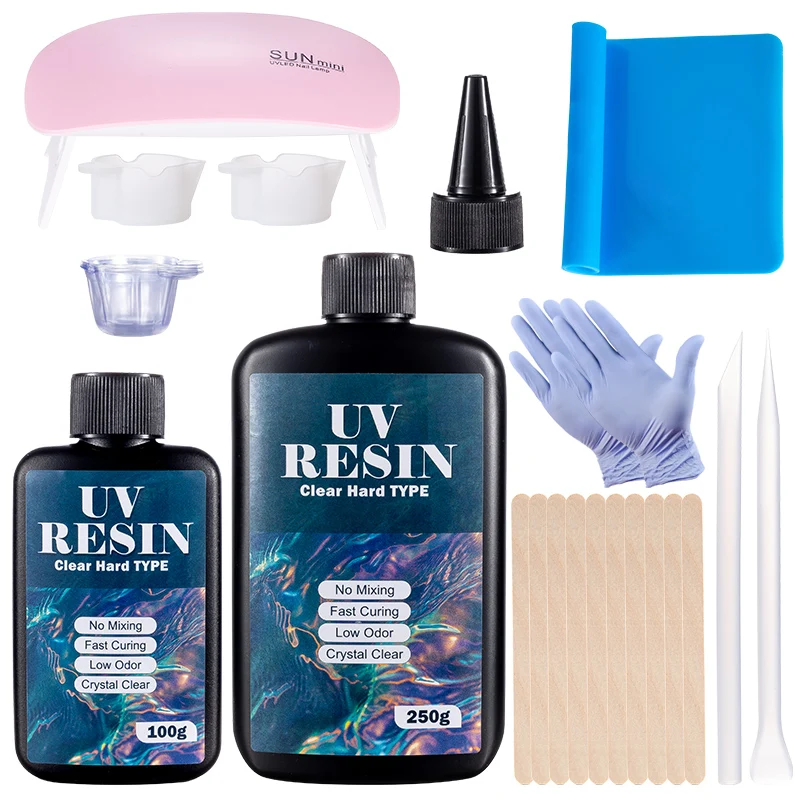 Epoxy Uv Resin Kit - مجموعة غراء راتينج الأشعة فوق البنفسجية