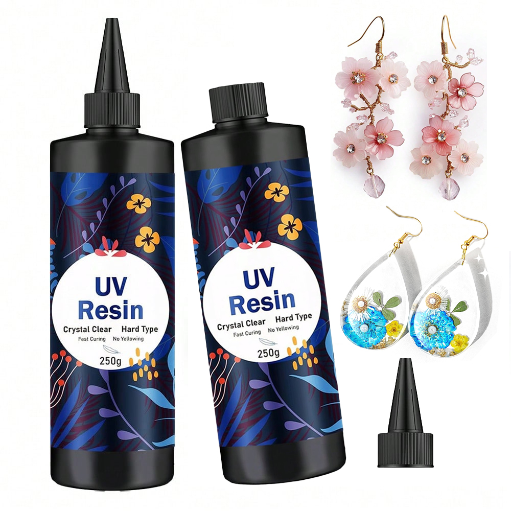 Resin Jewelry Kit - 250 جم/500 جم من الراتنج الشفاف