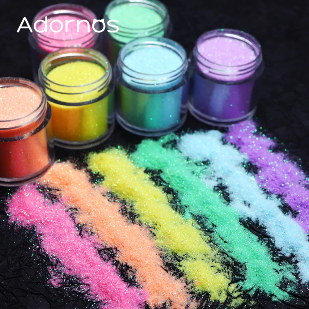 Resin Pigment Set - قزحي الألوان بريق السكر مسحوق الايبوكسي