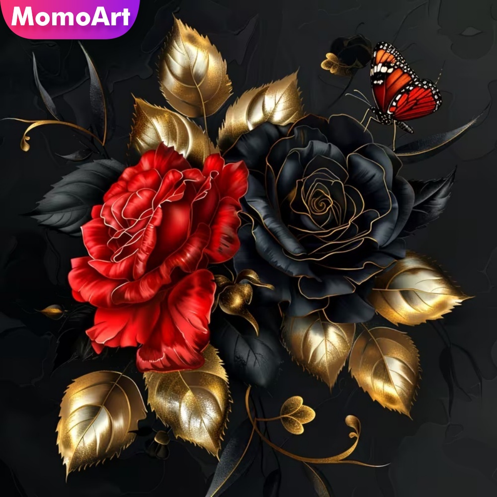 Resin Craft For Beginners - Momoart 5D DIY الماس الفسيفساء زهرة