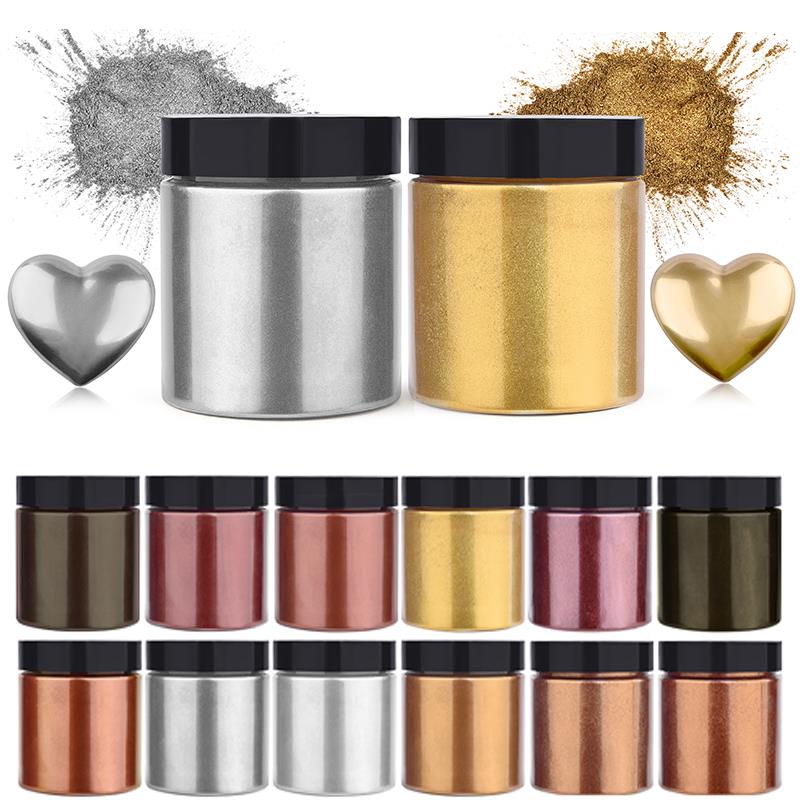 Resin Pigment Set - صبغة صبغة معدنية لصنع المجوهرات ،