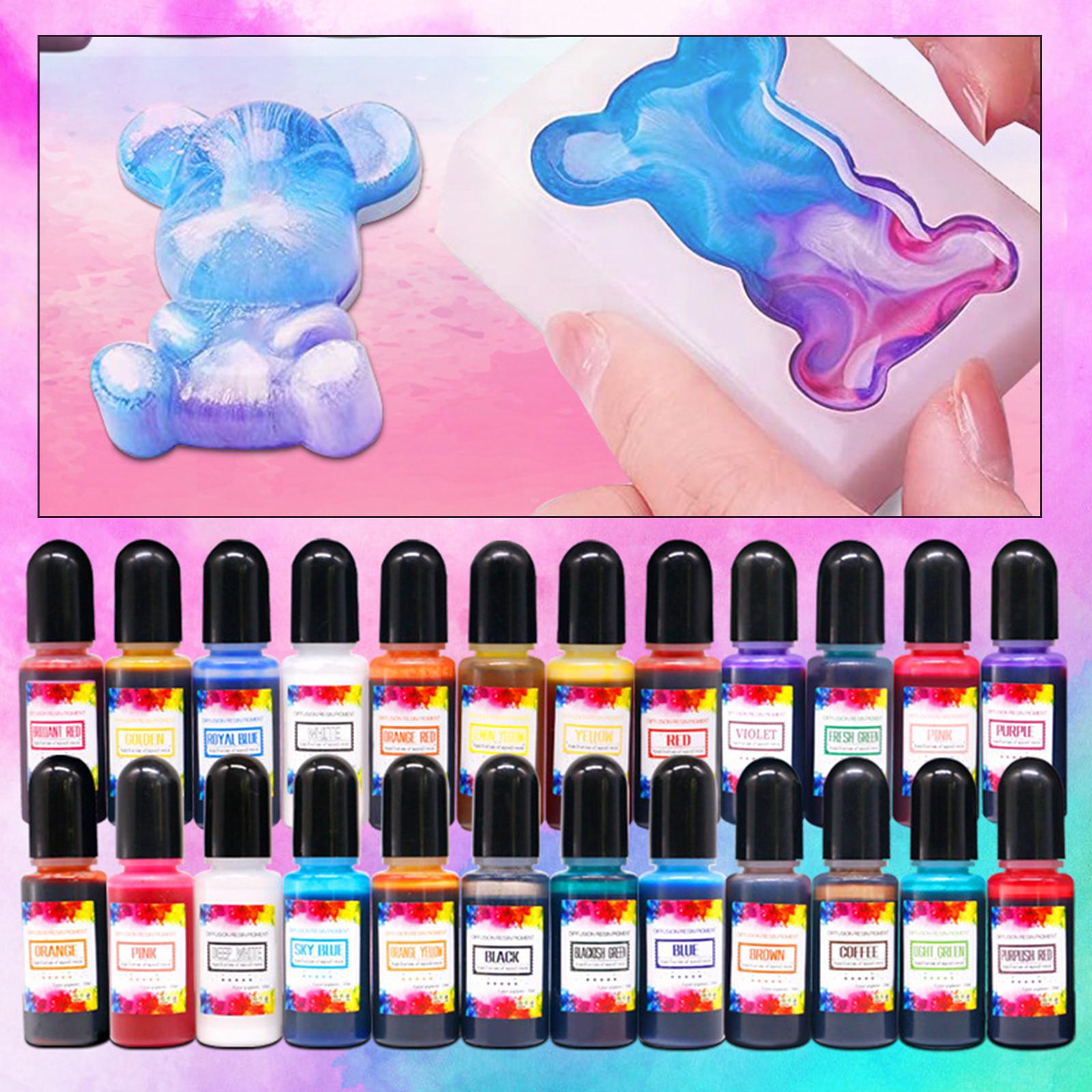 24 قطعة من أحبار الكحول، صبغة  - مراجعة Resin Dye Alcohol وسعره