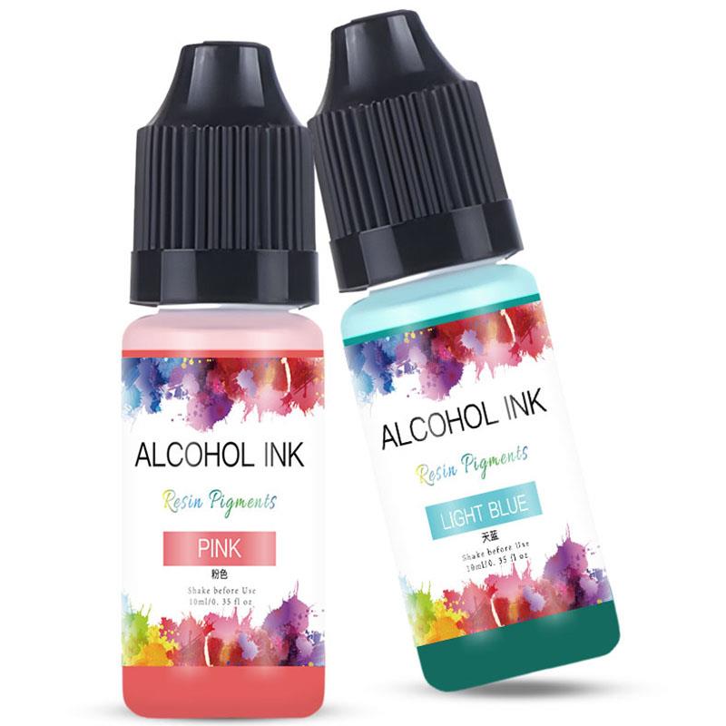 صبغة راتنجات الإيبوكسي بحبر كح - مراجعة Resin Dye Alcohol وسعره