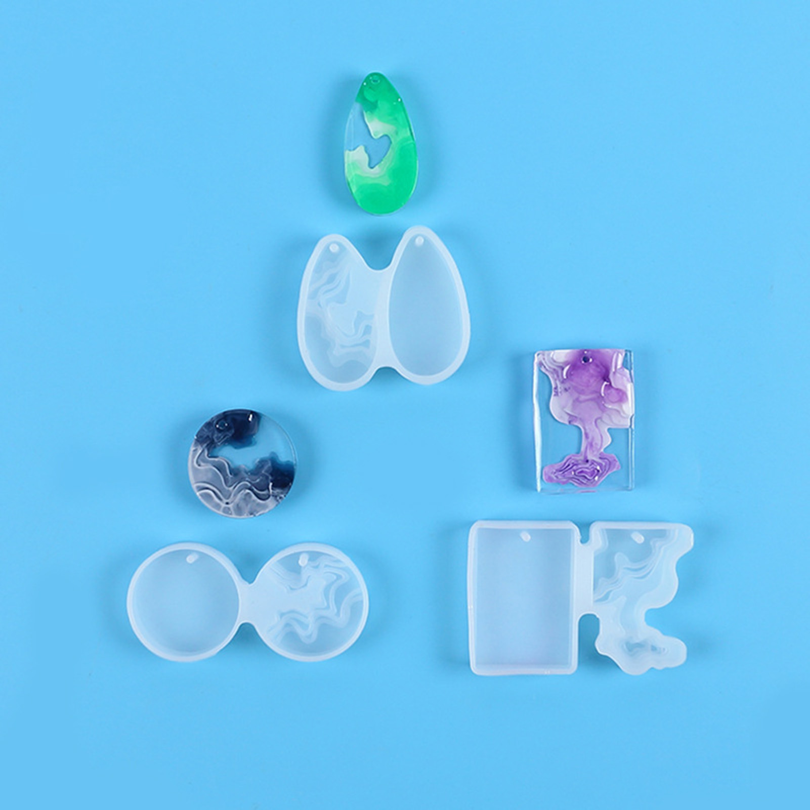 مجموعة قوالب كريستال للحرف الي - مراجعة Geode Mold Silicone وسعره