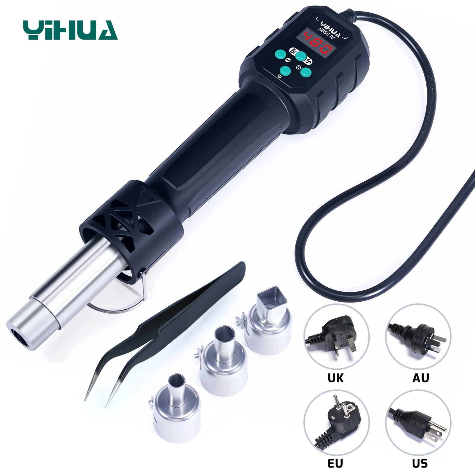 YIHUA مسدس هواء ساخن درجة الحر - مراجعة Heat Gun Small وسعره