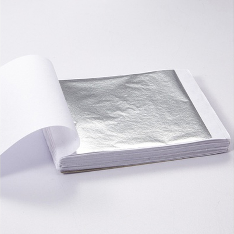 100 قطعة من أوراق الورق بتصميم - مراجعة Gold Foil Flakes وسعره