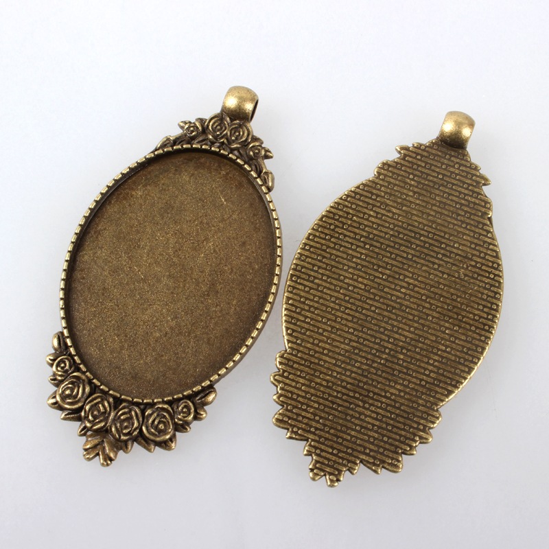 10 قطع من قوالب الكابوشون الفا - مراجعة Bezels Set Pendant وسعره