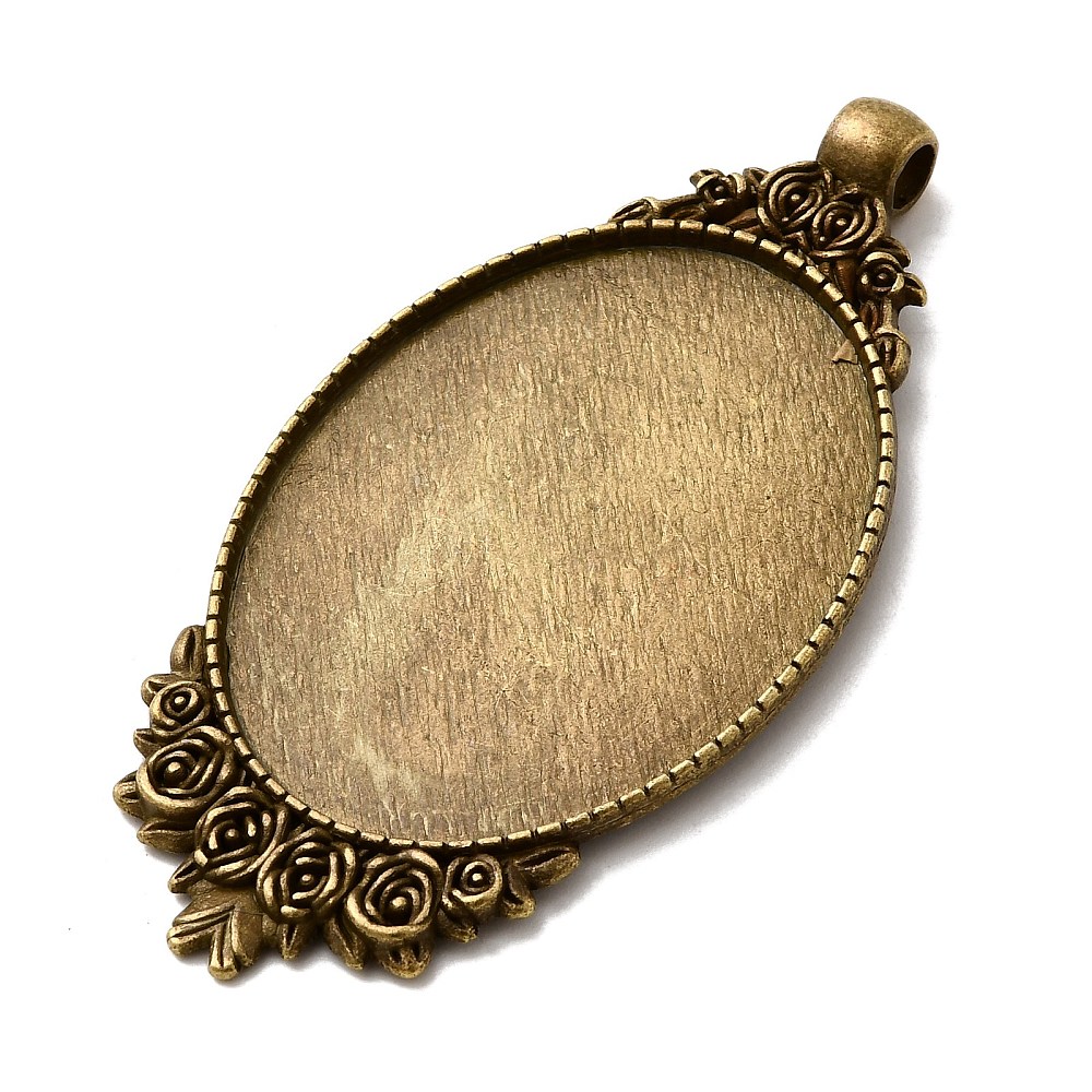 10 قطع من قوالب الكابوشون الفا - مراجعة Bezels Set Pendant وسعره