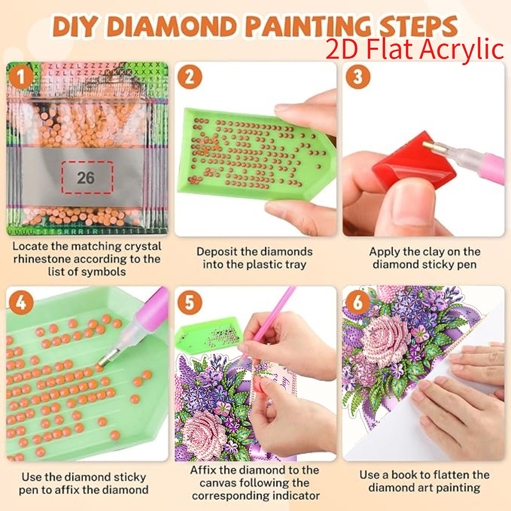 طقم رسم بالألماس ثنائي الأبعاد - مراجعة Resin Craft For Beginners وسعره
