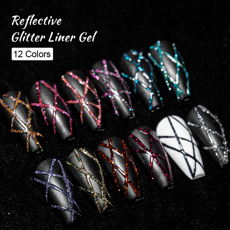 مجموعة طلاء أظافر جل لامع عاكس - مراجعة Resin Glitter Pack وسعره