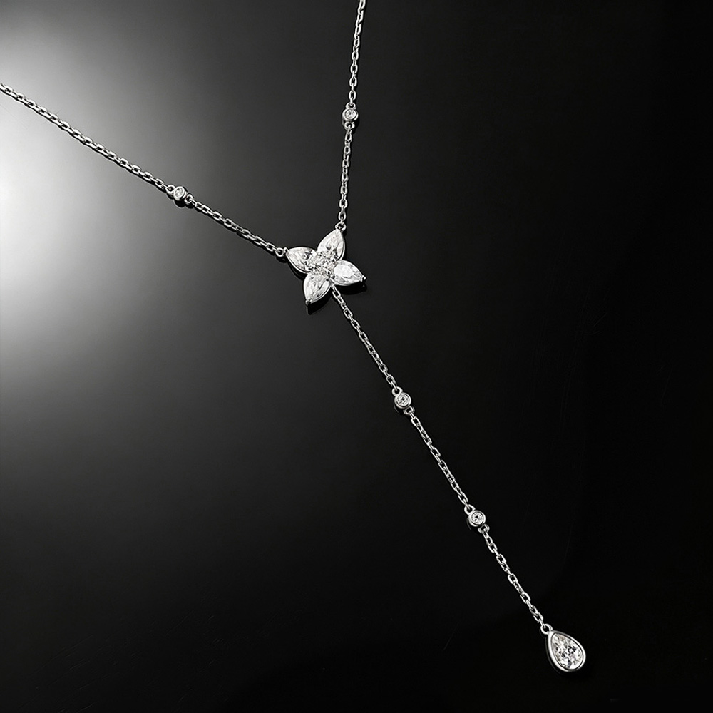 قلادة موسانيت بتصميم دائري/على - مراجعة Bezels Set Pendant وسعره
