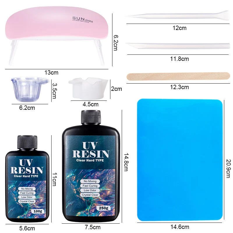 مجموعة غراء راتينج الأشعة فوق  - مراجعة Epoxy Uv Resin Kit وسعره