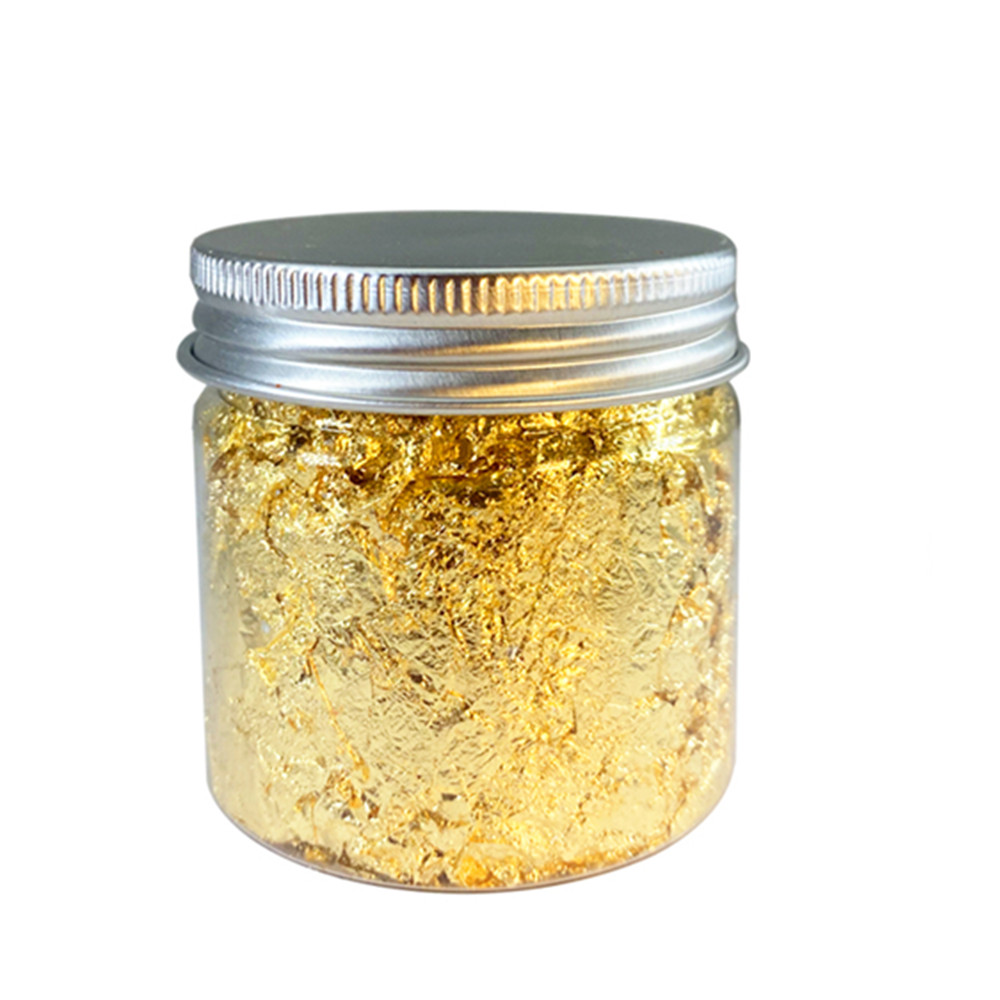 تقليد الذهب والفضة والنحاس احب - مراجعة Gold Foil Flakes وسعره