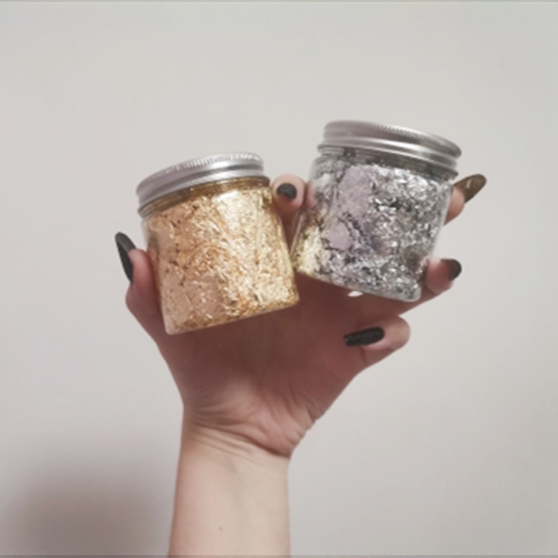 تقليد الذهب والفضة والنحاس احب - مراجعة Gold Foil Flakes وسعره