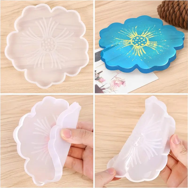 قالب راتنجي على شكل زهرة الساك - مراجعة Geode Mold Silicone وسعره