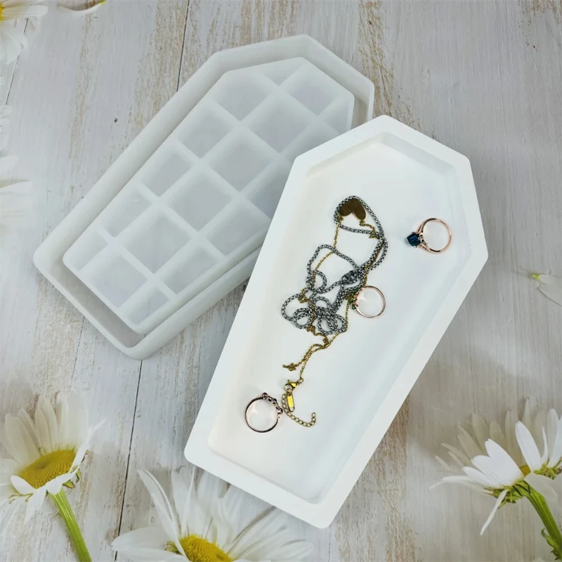 قالب راتنج على شكل تابوت الهال - مراجعة Serving Tray Mold وسعره