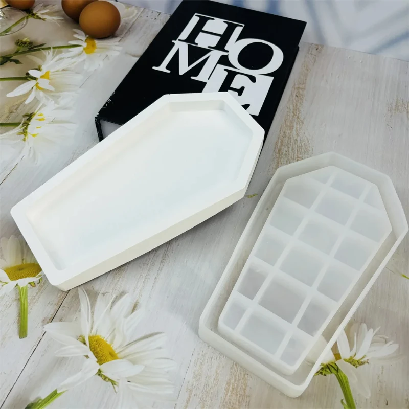 قالب راتنج على شكل تابوت الهال - مراجعة Serving Tray Mold وسعره