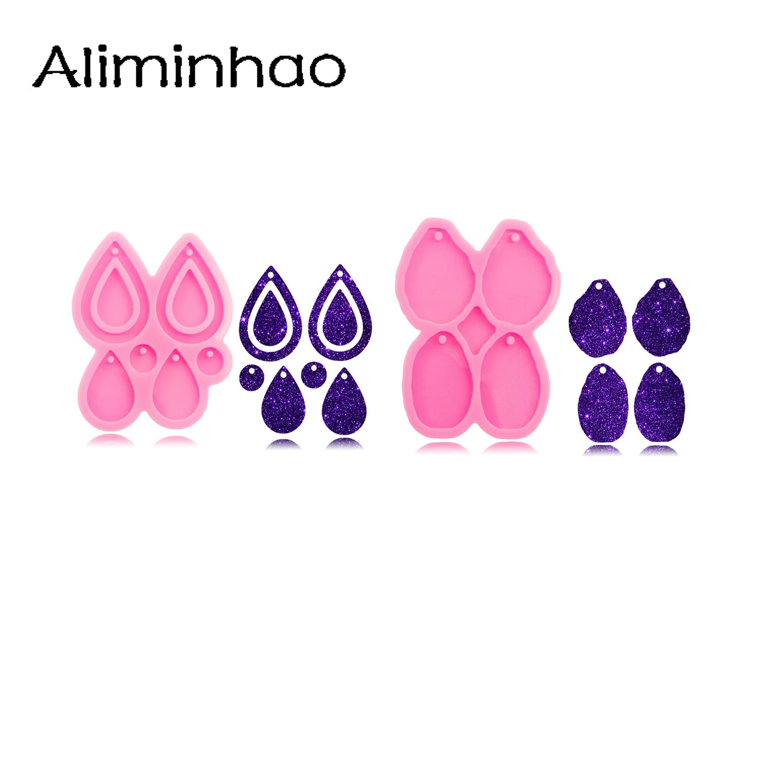 DY1085 قوالب الجيود لامعة مع ح - مراجعة Geode Mold Silicone وسعره