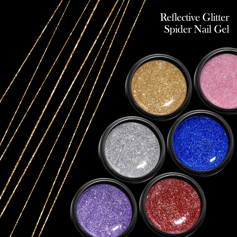 مجموعة من 6 قطع من جل الأظافر  - مراجعة Resin Glitter Pack وسعره