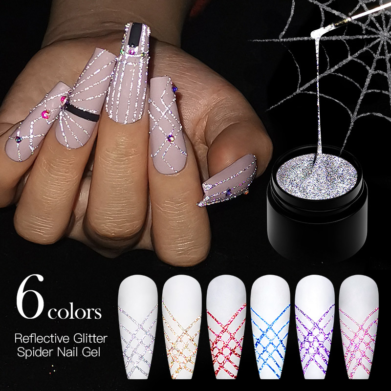 مجموعة من 6 قطع من جل الأظافر  - مراجعة Resin Glitter Pack وسعره