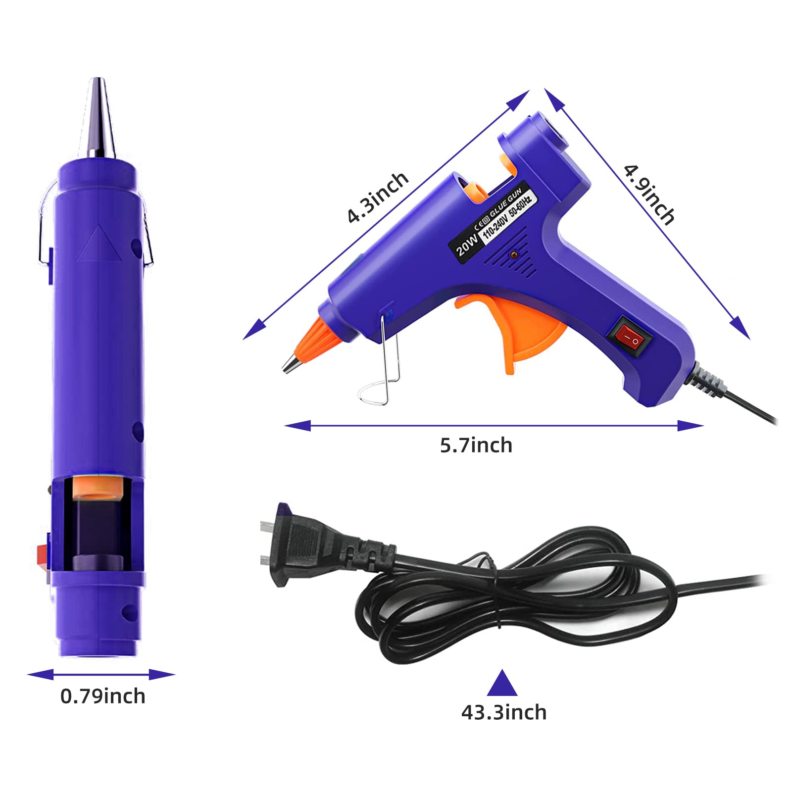 20 واط صمغ يسيح بالحرارة بندقي - مراجعة Heat Gun Small وسعره