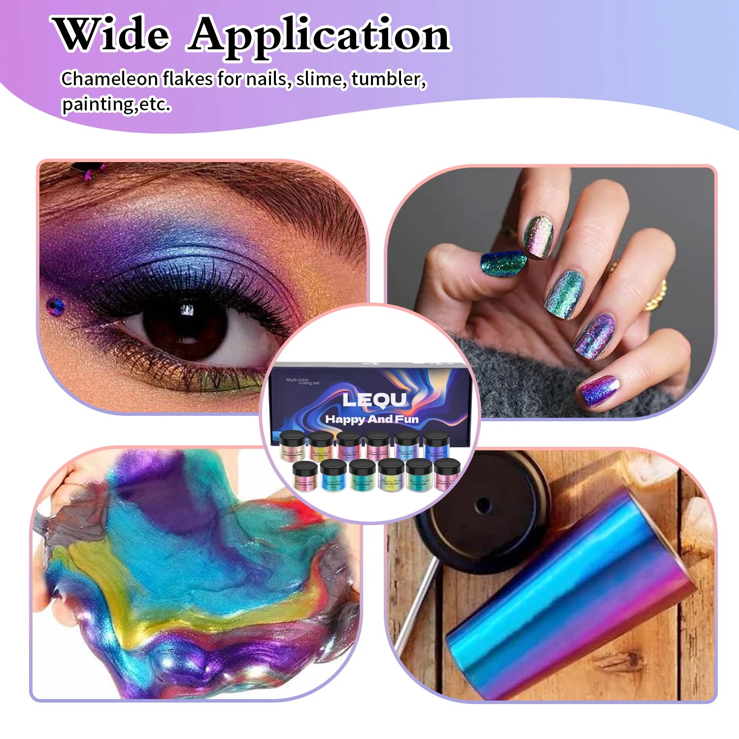 مجموعة من مسحوق الكروم الوردي  - مراجعة Resin Pigment Set وسعره
