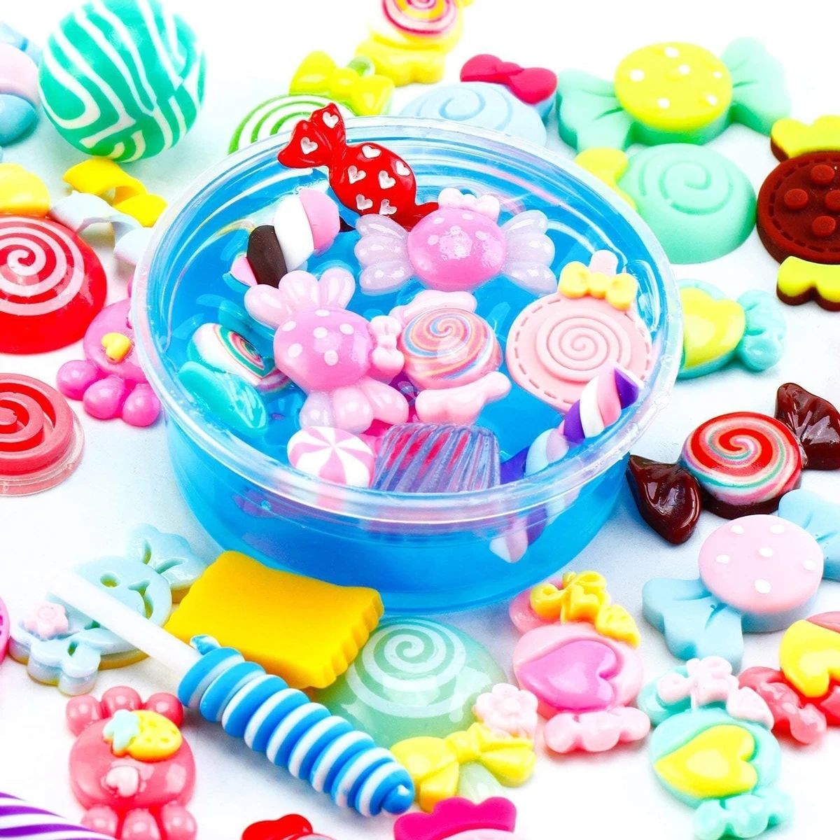 30 قطعة حلوى عشوائية الوحل الس - مراجعة Resin Craft Material وسعره