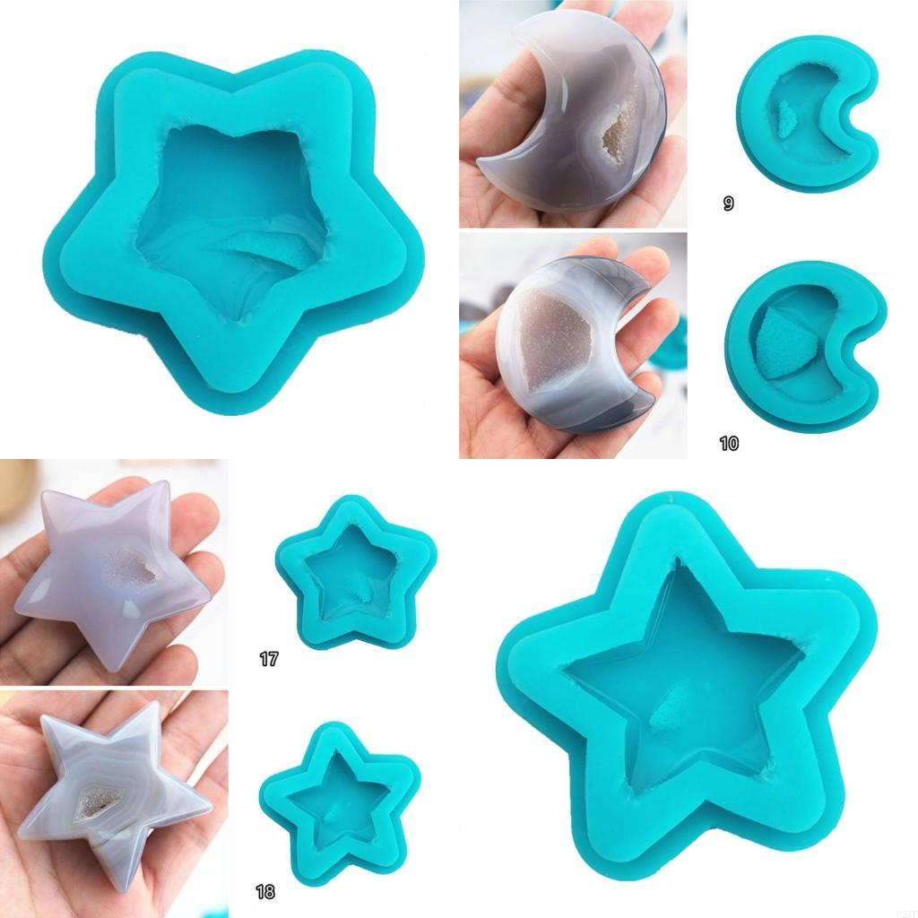قوالب سيليكون الأحجار الكريمة  - مراجعة Geode Mold Silicone وسعره