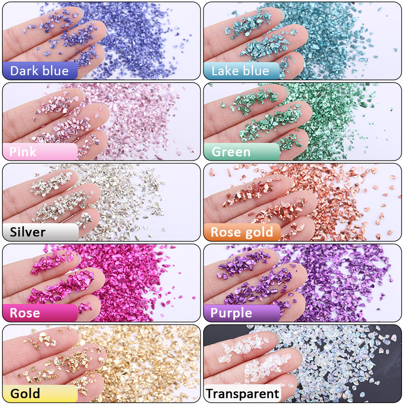 راتنجات الايبوكسي الملونة المع - مراجعة Gold Foil Flakes وسعره