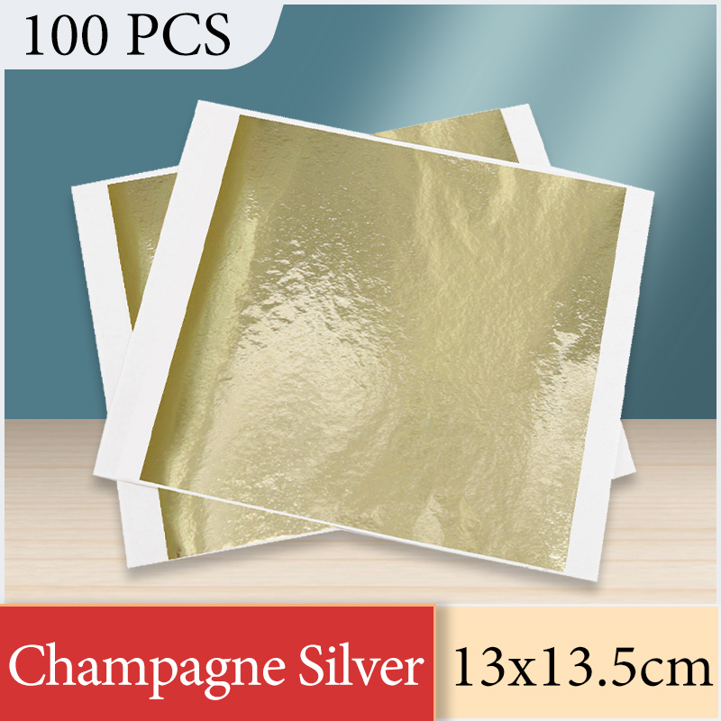 13x13.5 سنتيمتر الشمبانيا الفض - مراجعة Gold Foil Flakes وسعره