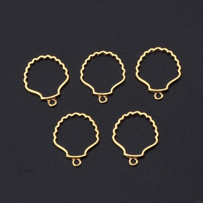 5 قطع لإطار فارغ مجوف ومفتوح ا - مراجعة Bezels Set Pendant وسعره