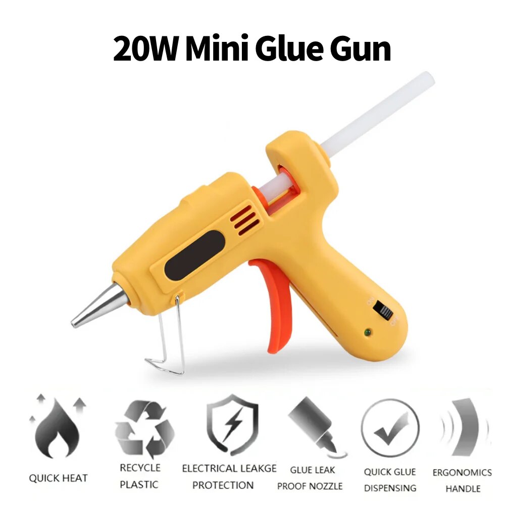 مجموعة مسدس الغراء الساخن 20 و - مراجعة Heat Gun Small وسعره