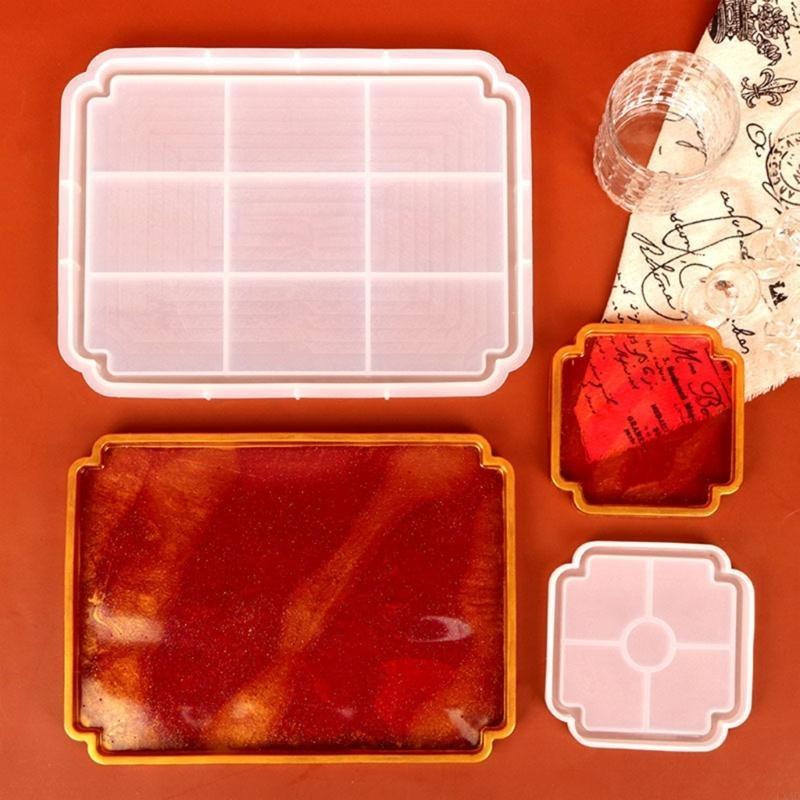 قالب صينية حامل الكيك من راتنج - مراجعة Geode Mold Silicone وسعره