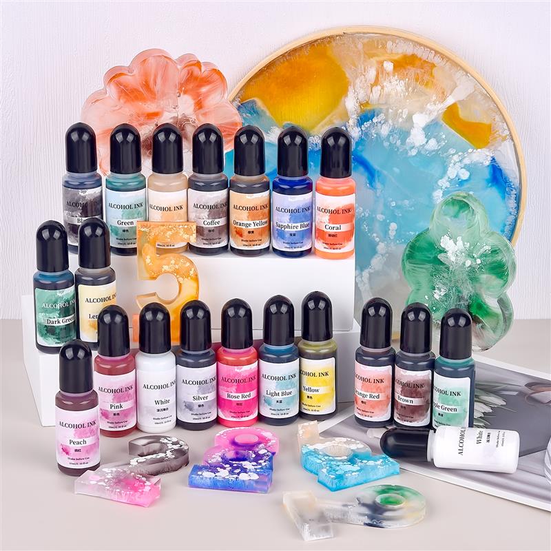 سائل كحول نشر صبغة راتنجات الإ - مراجعة Resin Dye Alcohol وسعره