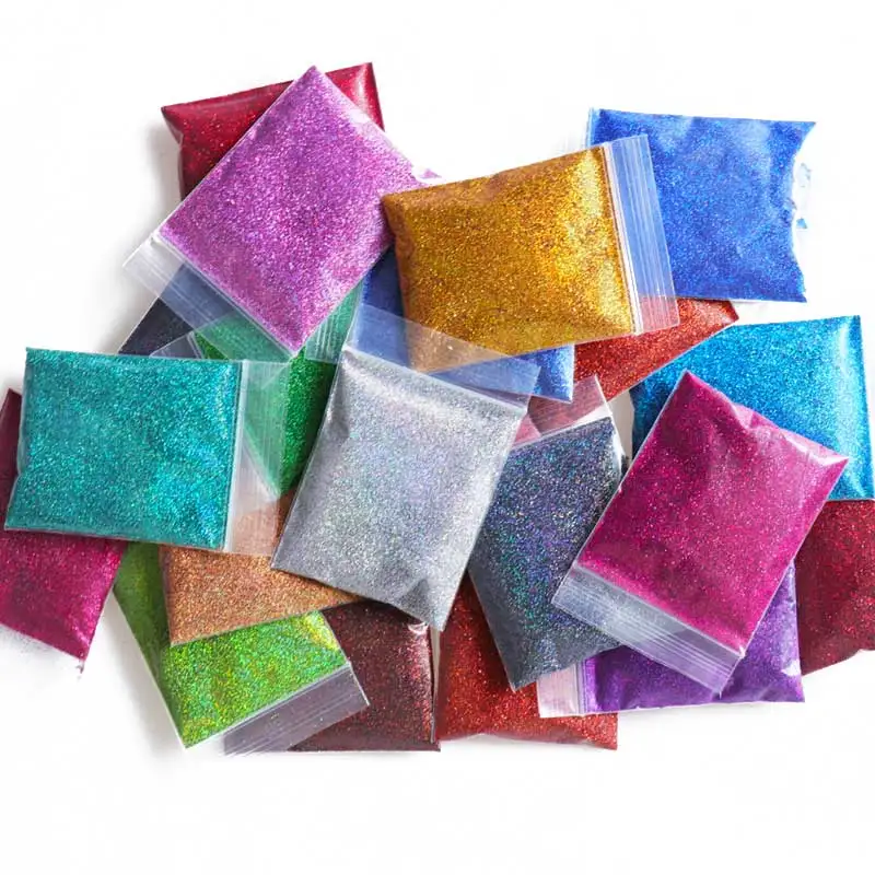 10 جرام الثلاثية الأبعاد بريق  - مراجعة Gold Foil Flakes وسعره