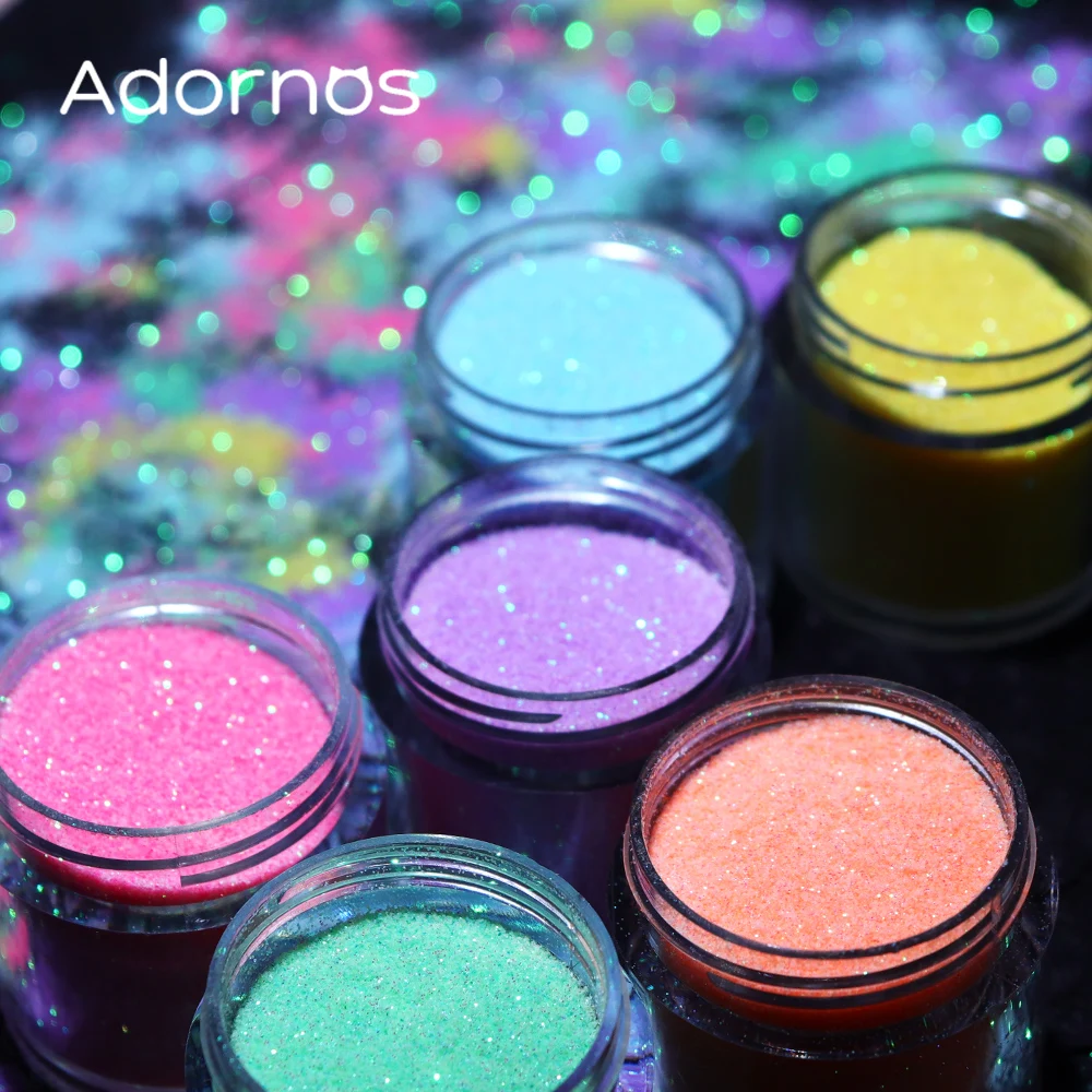 قزحي الألوان بريق السكر مسحوق  - مراجعة Resin Pigment Set وسعره