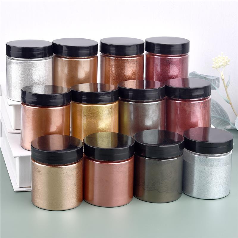 صبغة صبغة معدنية لصنع المجوهرا - مراجعة Resin Pigment Set وسعره