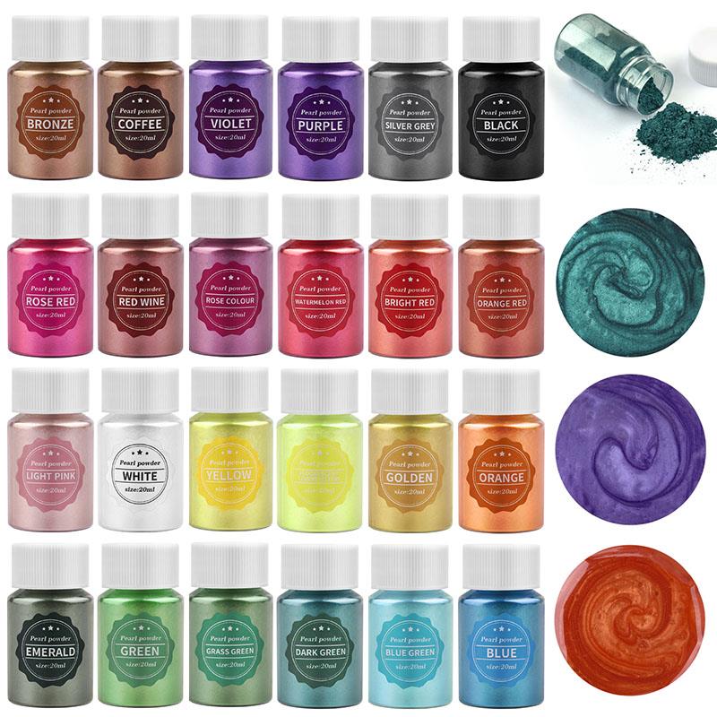 10 مللي راتنجات الايبوكسي الصب - مراجعة Resin Pigment Set وسعره