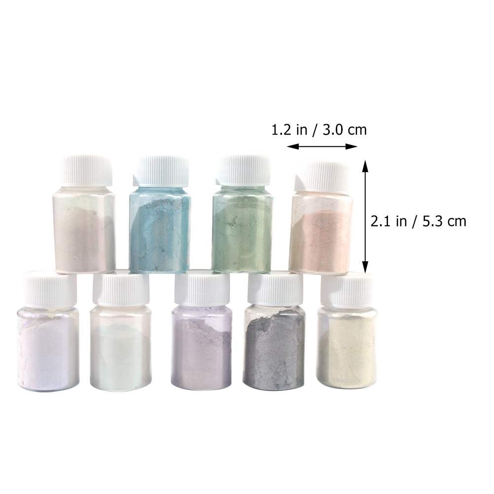 مجموعة مكونة من 9 قطع من مسحوق - مراجعة Resin Pigment Set وسعره