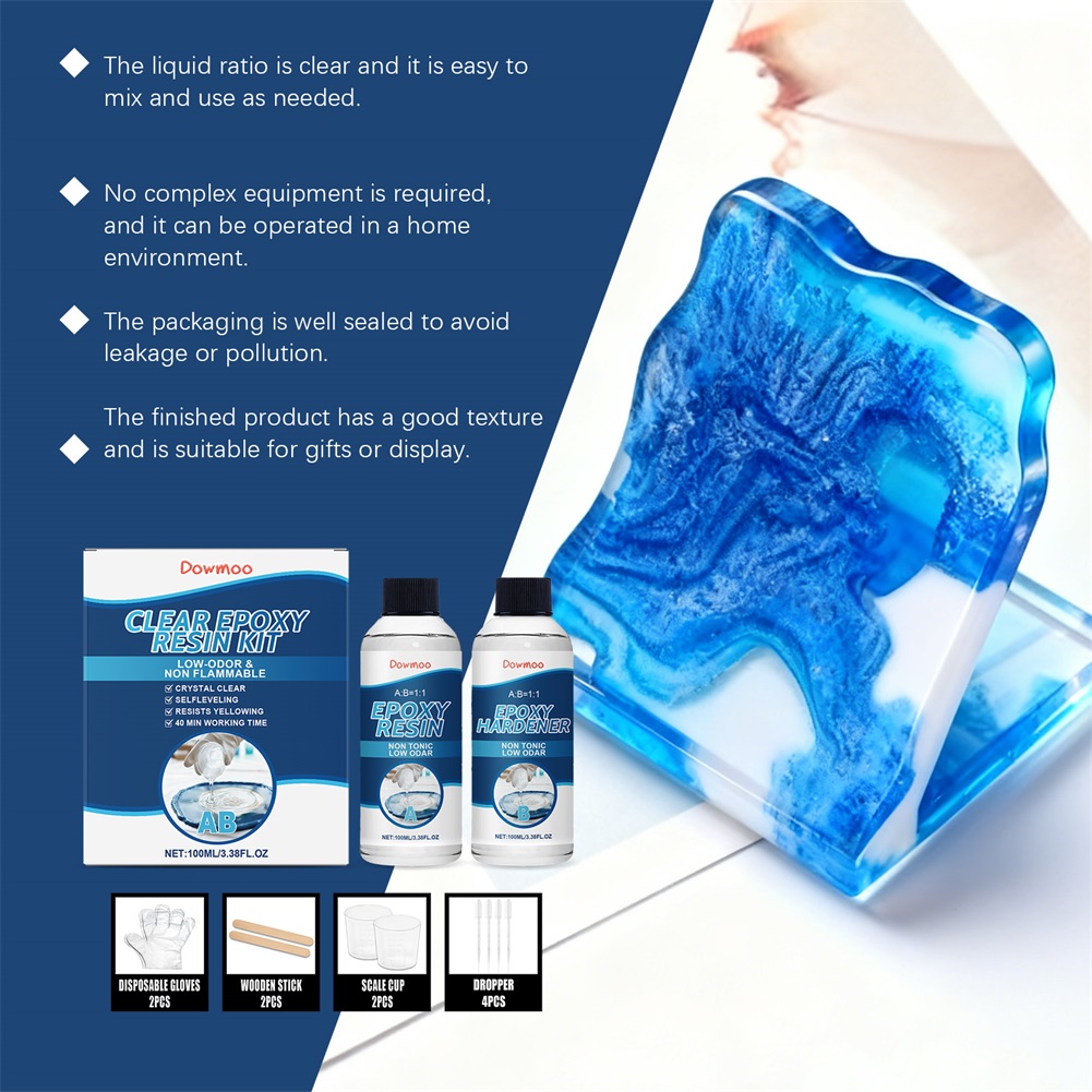 راتنج إيبوكسي شفاف للحرف اليدو - مراجعة Resin Jewelry Kit وسعره
