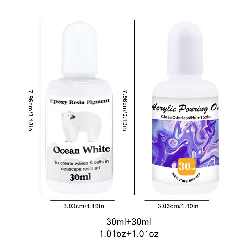 مجموعة ألوان الأكريليك والراتن - مراجعة Resin Pigment Set وسعره