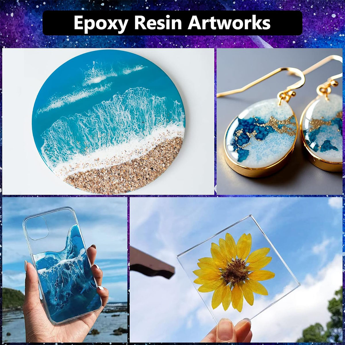 1000 مللي كريستال واضح الايبوك - مراجعة Resin Jewelry Kit وسعره