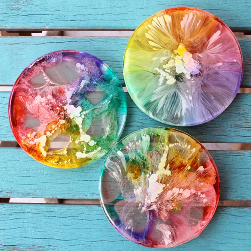 24 لون 10 مللي الفن الحبر الكح - مراجعة Resin Dye Alcohol وسعره