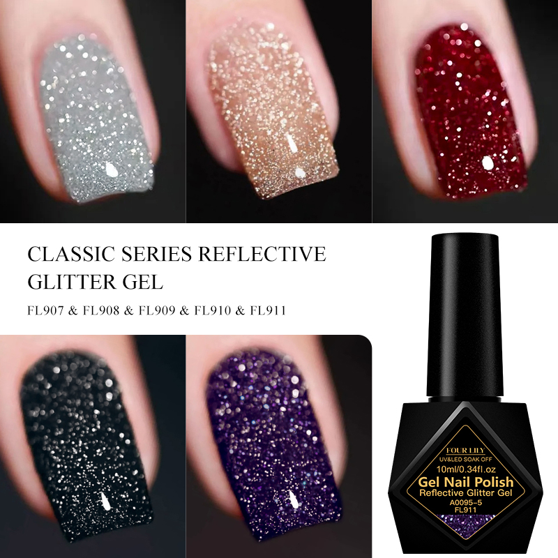 مجموعة من قطعتين طلاء أظافر جل - مراجعة Resin Glitter Pack وسعره