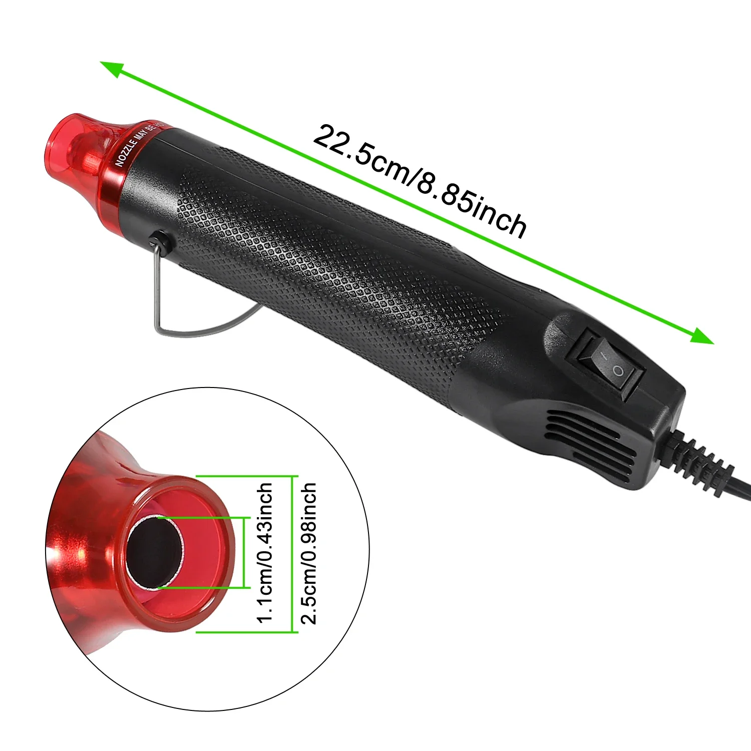 656/1060 قطعة أنبوب الانكماش ا - مراجعة Heat Gun Small وسعره