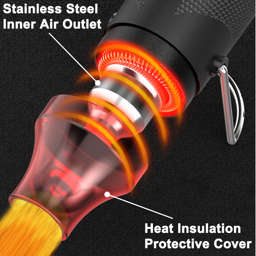 300 واط مسدس هواء ساخن سخان صغ - مراجعة Heat Gun Small وسعره